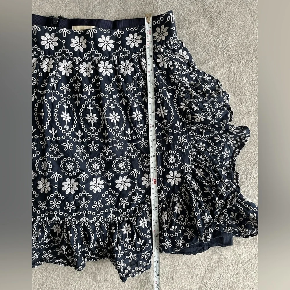 Kate Spade Shore Thing Eyelet Wrap Mini Skirt Size 12